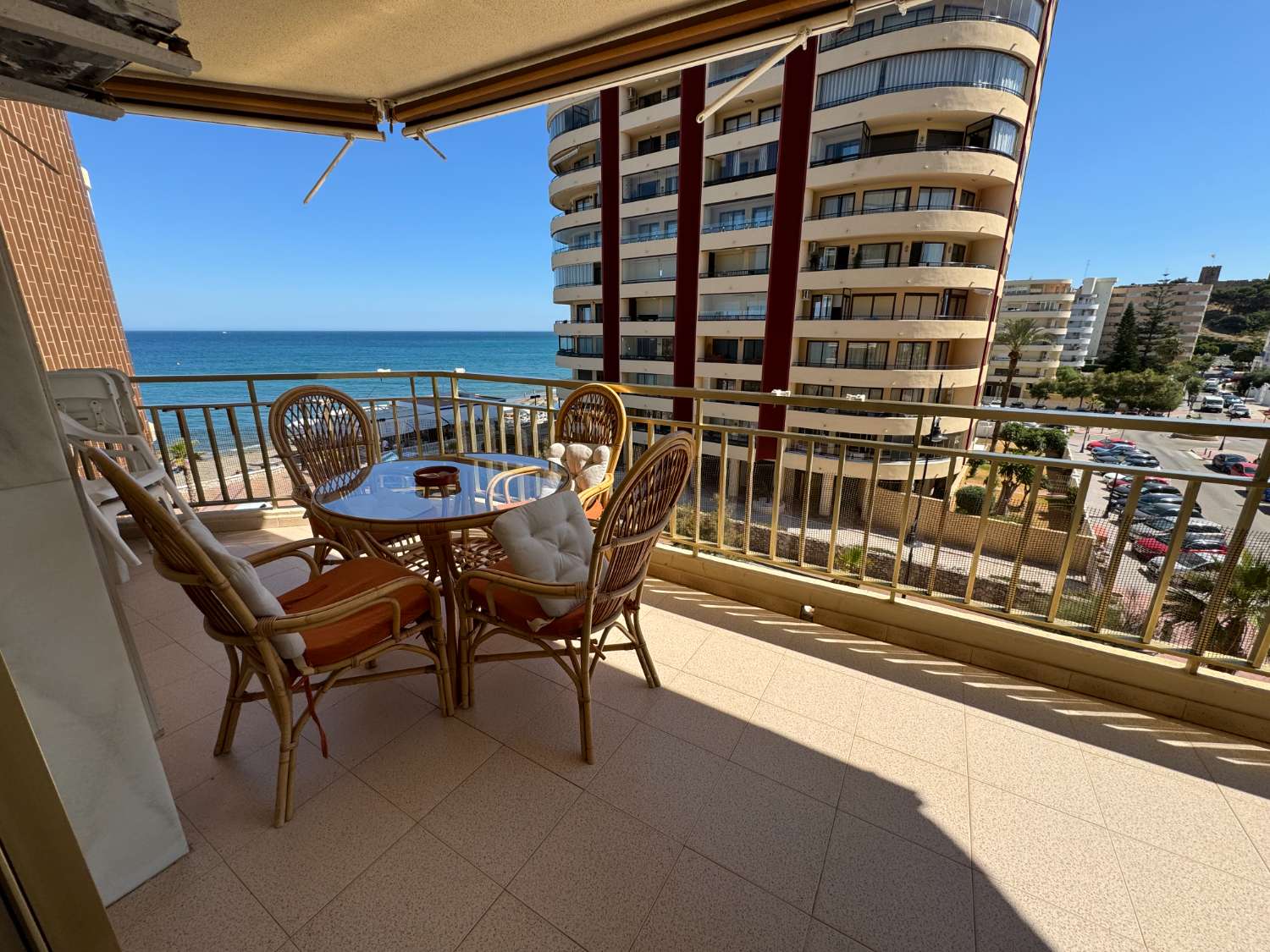 A few meters from the beach . On the beachfront in Fuengirola, Fuengirola