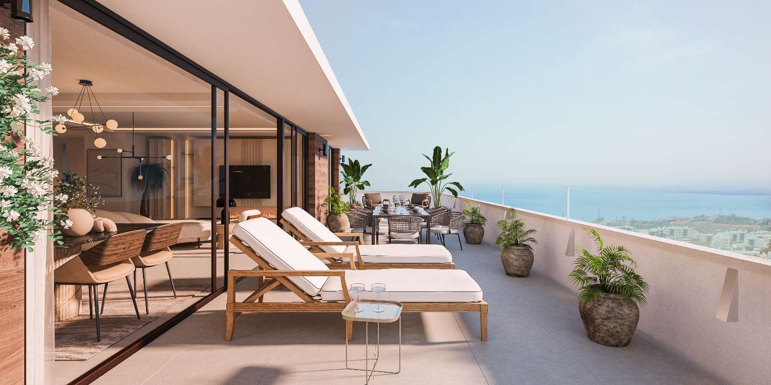 Großartige Gelegenheit für geräumige und moderne Apartments mit Meerblick in El Higuerón, El Higueron   Capellania Benalmadena