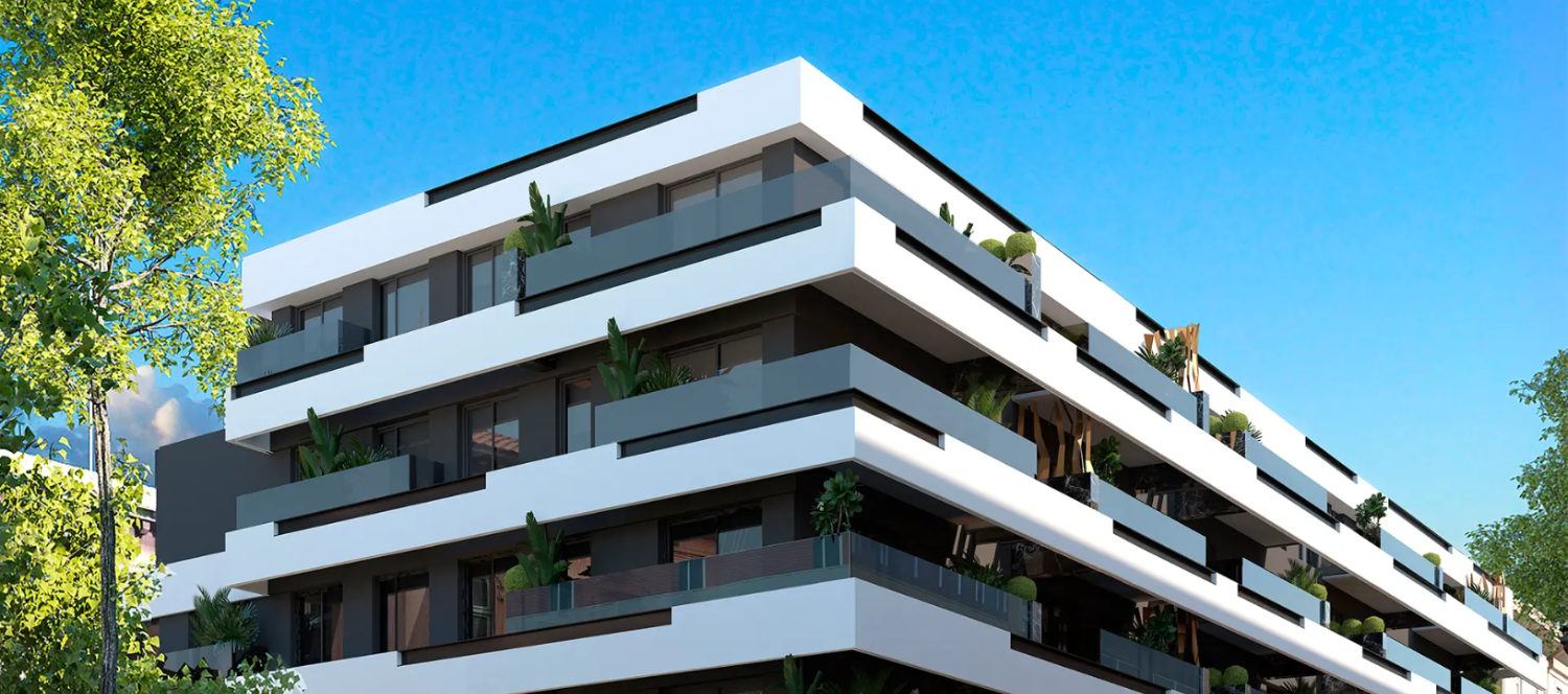 Spektakulær luksusleilighet med 2 soverom i sentrum av Fuengirola med terrasse, parkering og fellesbasseng, Fuengirola