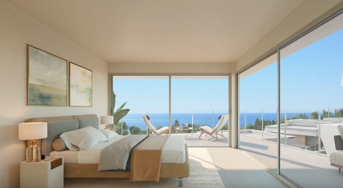 Exclusive luxury townhouses with panoramic sea views in the Chaparral natural park, Mijas Costa, Centro Mijas