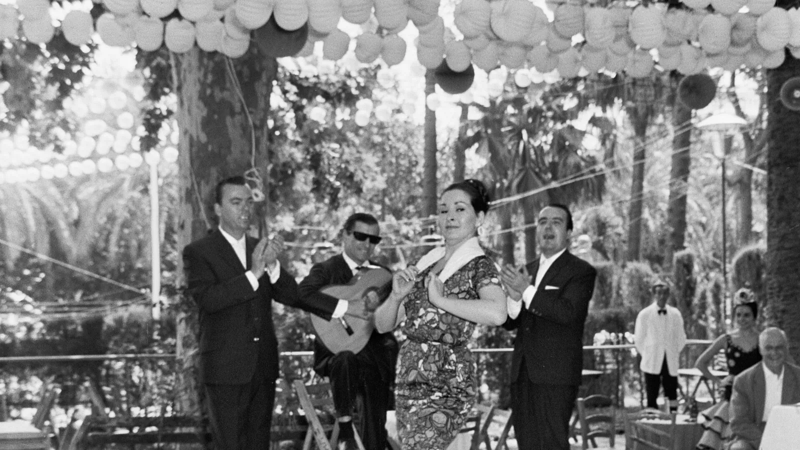 Crowds at the Feria de Málaga