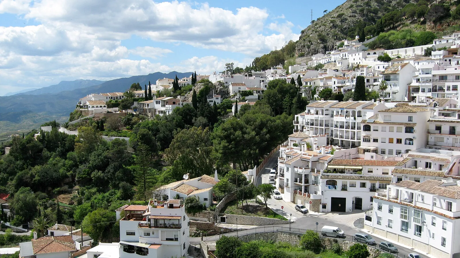 The whitewashed streets of Mijas Pueblo