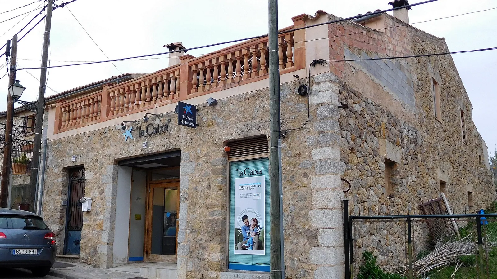 A Spanish high-street bank branch