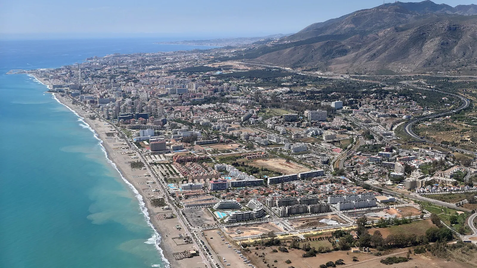 Torremolinos seafront and town