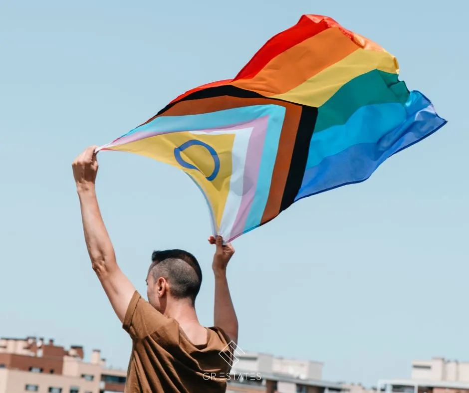 Banderas arcoíris en la celebración del Torremolinos Pride